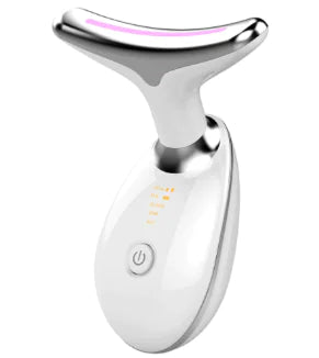 Micro-current neck and face masseur